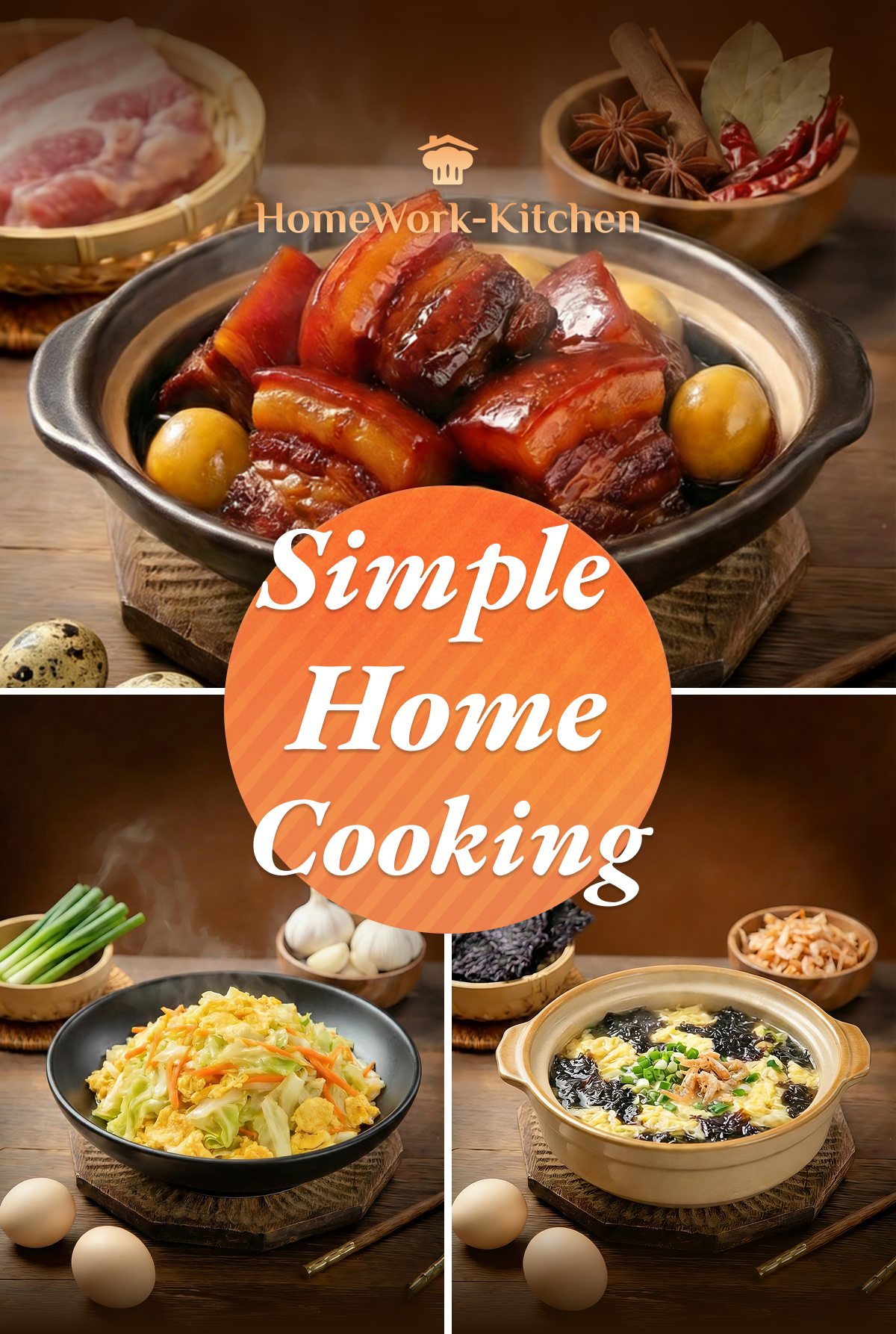 🍽️ Chinese Home-Style Comfort Meal Bundle (3 Recipes)