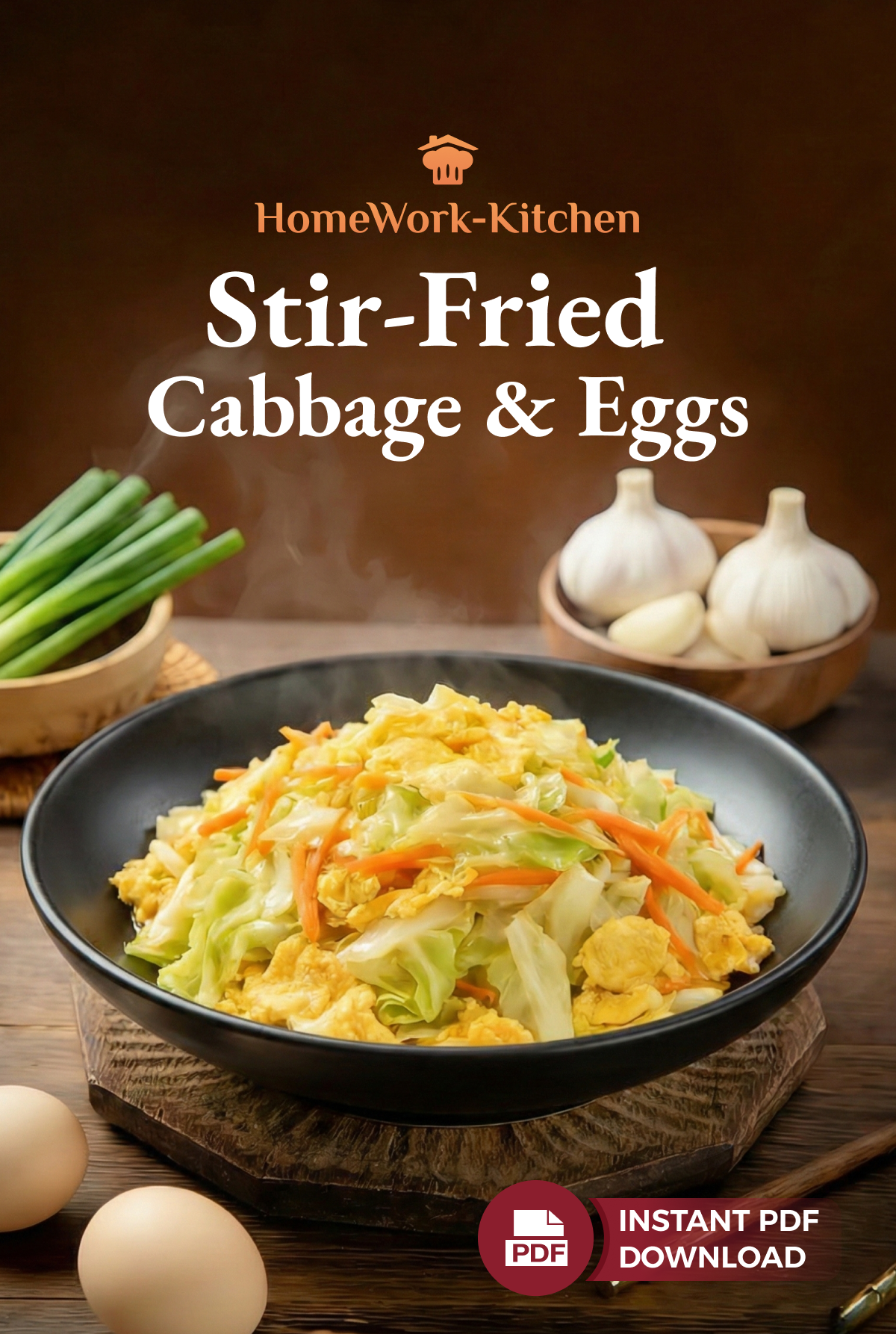 🥗 Beginner-Friendly Stir-Fried Cabbage & Eggs