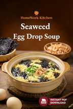 🥣 Beginner-Friendly Seaweed Egg Drop Soup